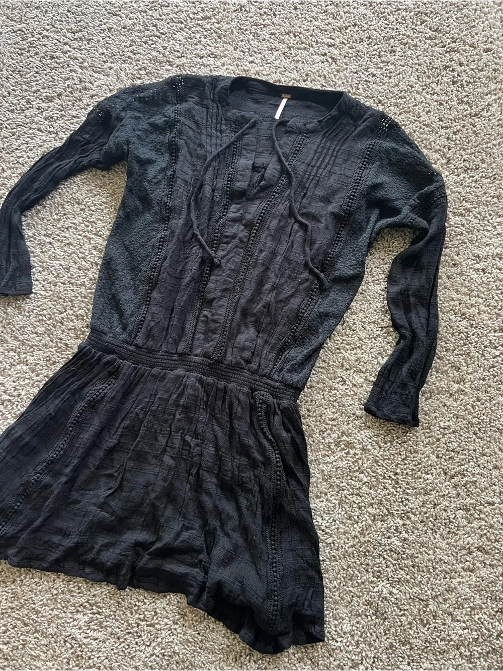 Free People Nomad Peasant Dress size small
